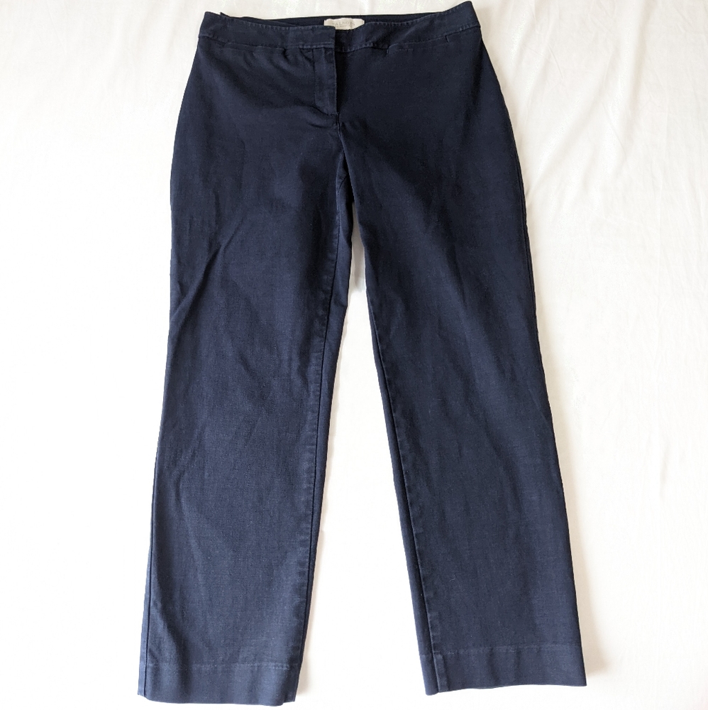 Talbots Navy Blue Crop Pants Women's size 8P